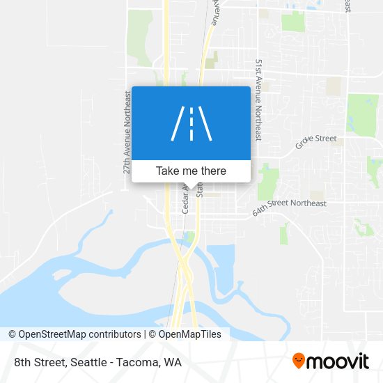 8th Street map
