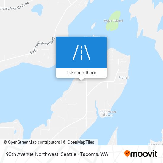 Mapa de 90th Avenue Northwest