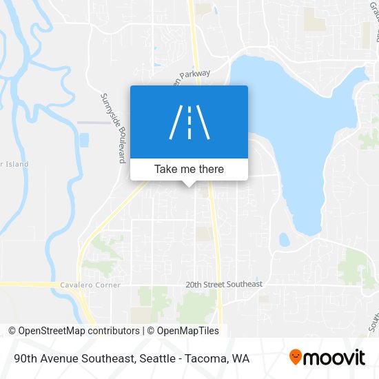 Mapa de 90th Avenue Southeast
