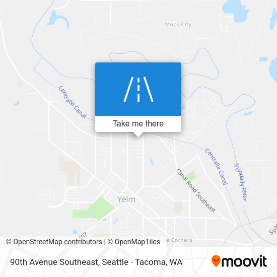 90th Avenue Southeast map