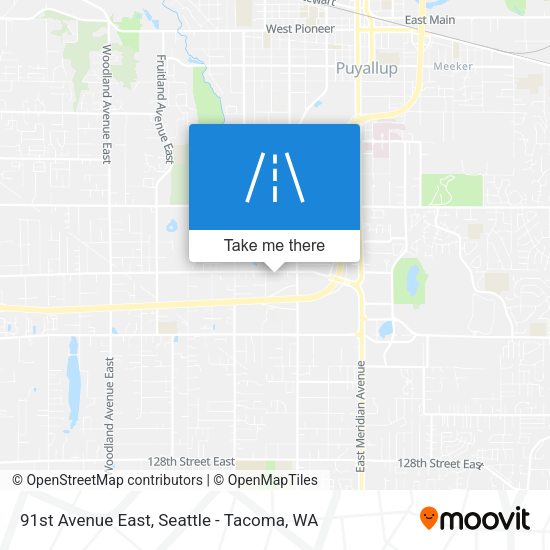 91st Avenue East map