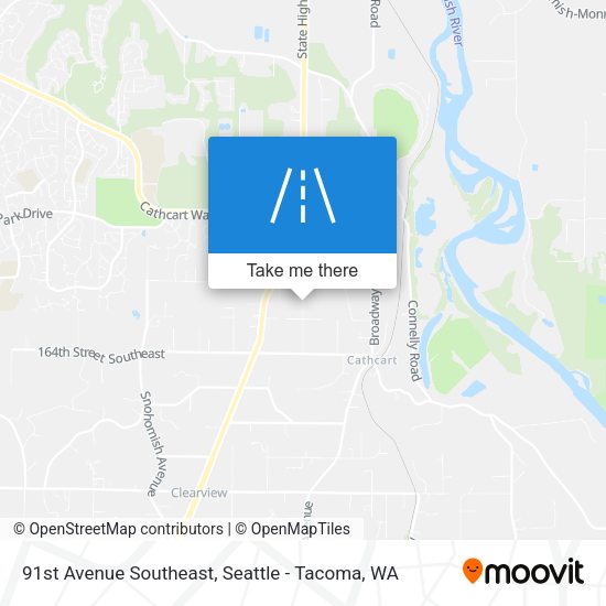 Mapa de 91st Avenue Southeast