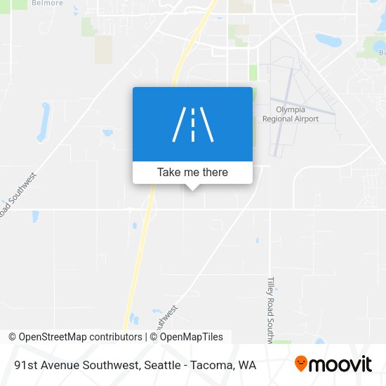 Mapa de 91st Avenue Southwest