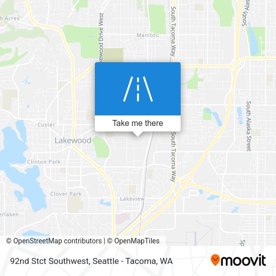 Mapa de 92nd Stct Southwest