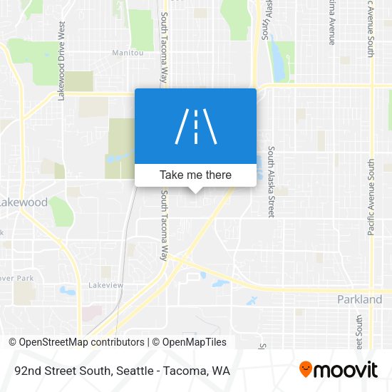 92nd Street South map