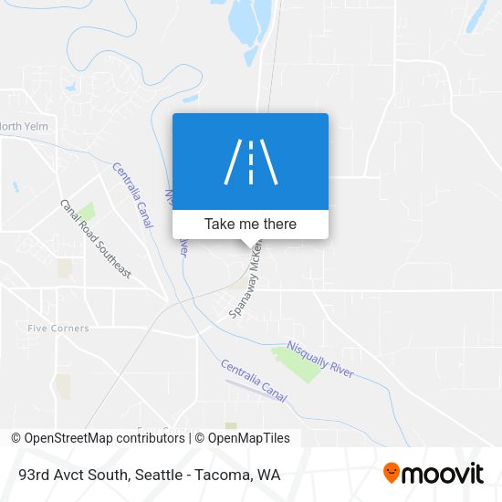 93rd Avct South map