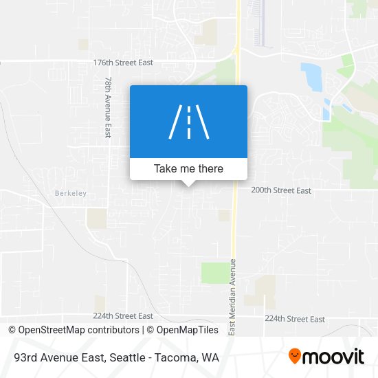 93rd Avenue East map