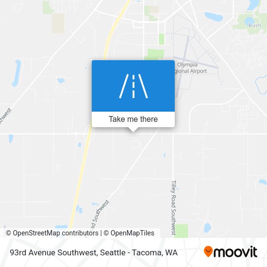 Mapa de 93rd Avenue Southwest