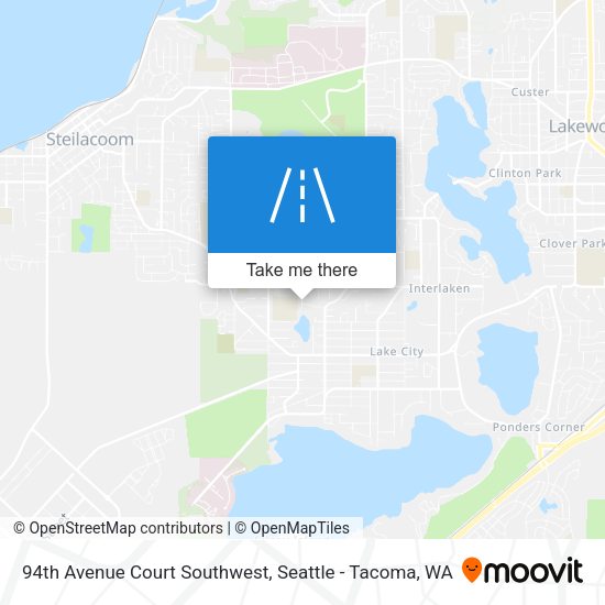 Mapa de 94th Avenue Court Southwest