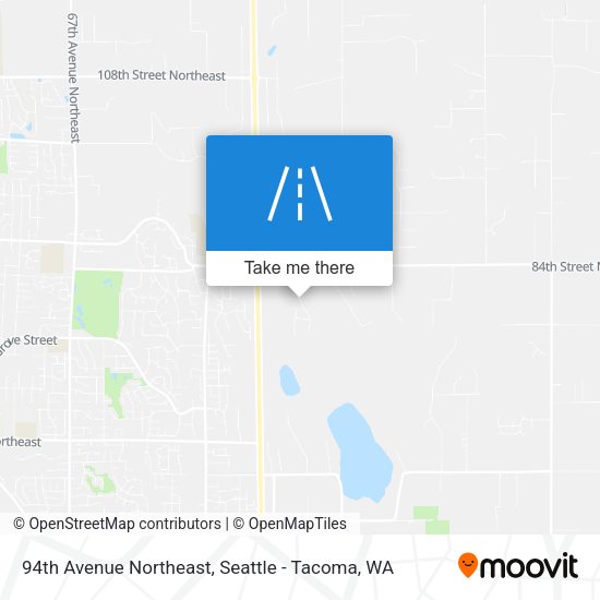 94th Avenue Northeast map