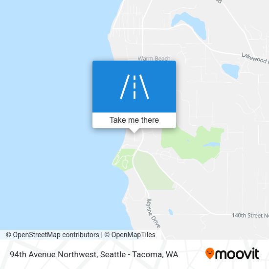 Mapa de 94th Avenue Northwest