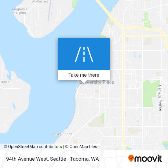 Mapa de 94th Avenue West