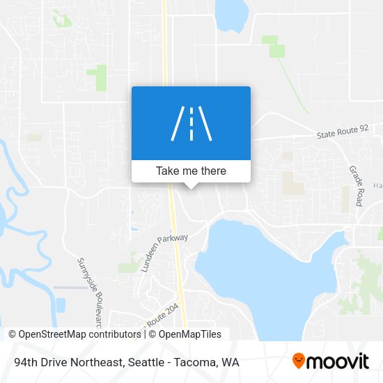 94th Drive Northeast map