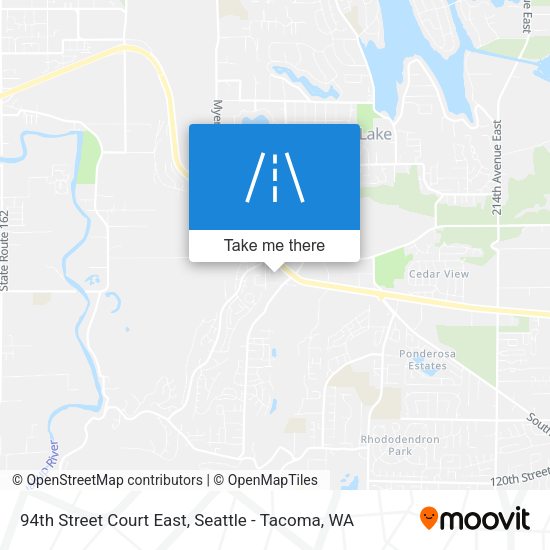 Mapa de 94th Street Court East
