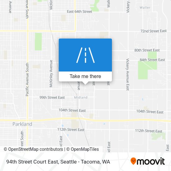 Mapa de 94th Street Court East