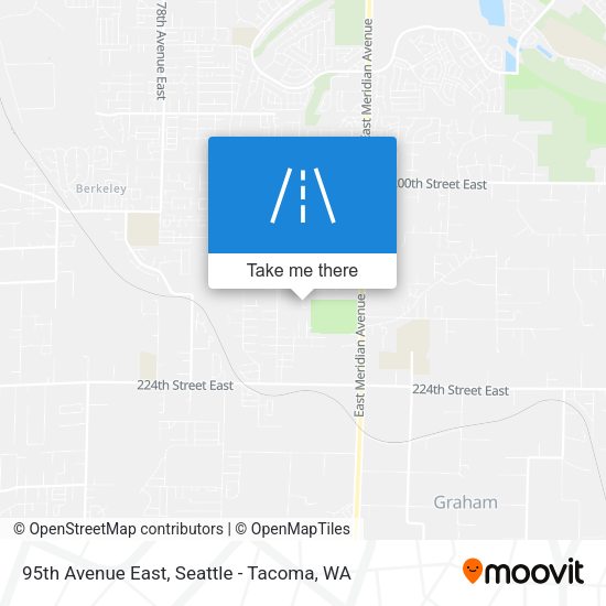 95th Avenue East map