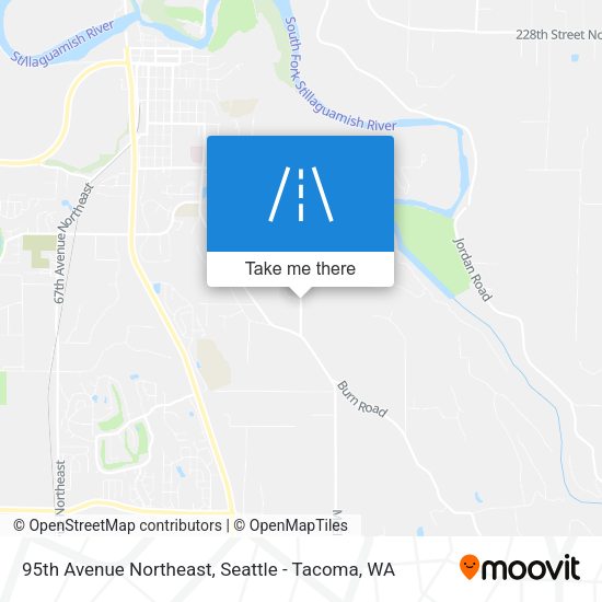 Mapa de 95th Avenue Northeast