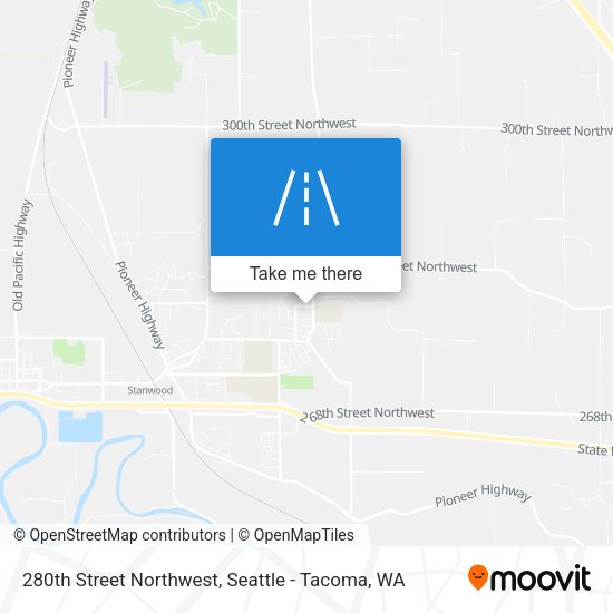 Mapa de 280th Street Northwest