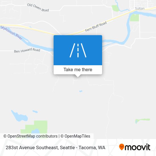 283st Avenue Southeast map