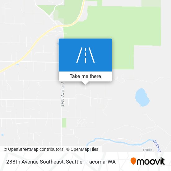 Mapa de 288th Avenue Southeast