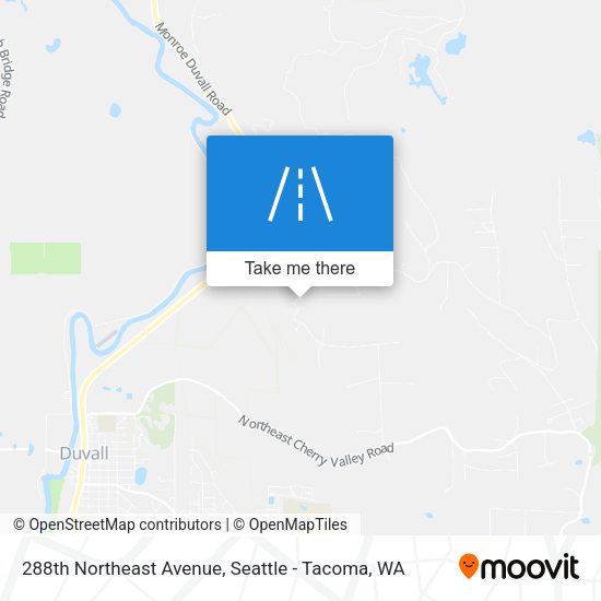 288th Northeast Avenue map