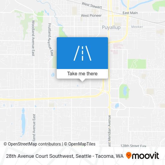 Mapa de 28th Avenue Court Southwest