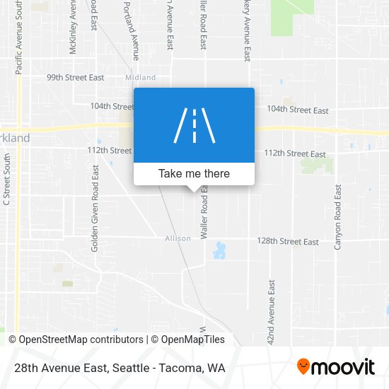 28th Avenue East map