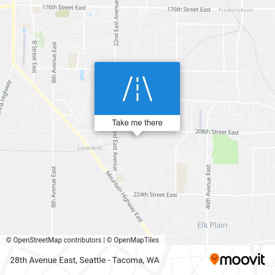 28th Avenue East map