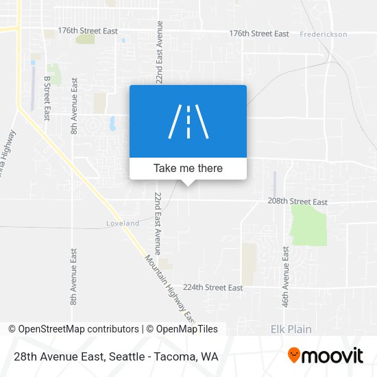 Mapa de 28th Avenue East
