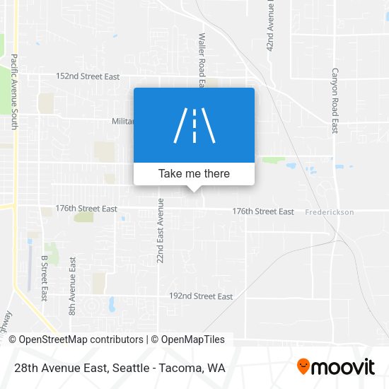 28th Avenue East map
