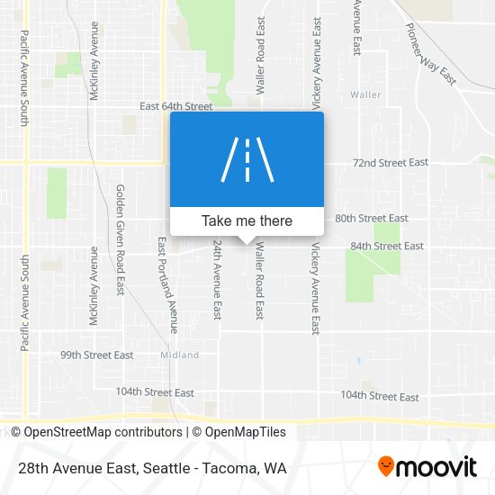 Mapa de 28th Avenue East