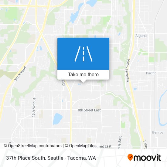 Mapa de 37th Place South