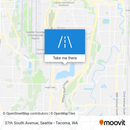 37th South Avenue map
