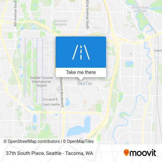 Mapa de 37th South Place