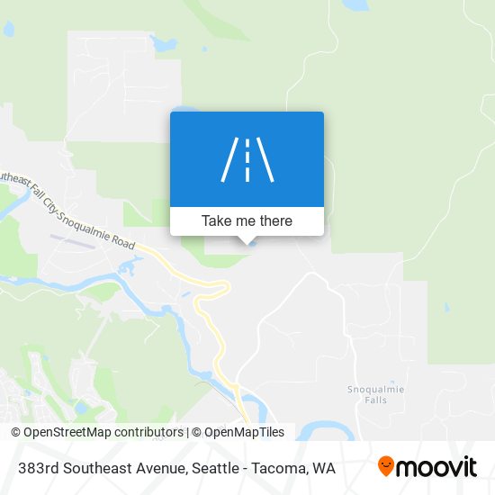 383rd Southeast Avenue map