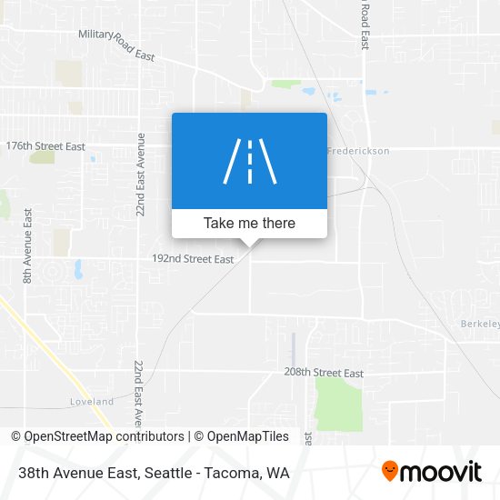 Mapa de 38th Avenue East