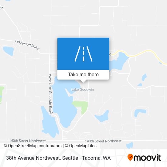 Mapa de 38th Avenue Northwest