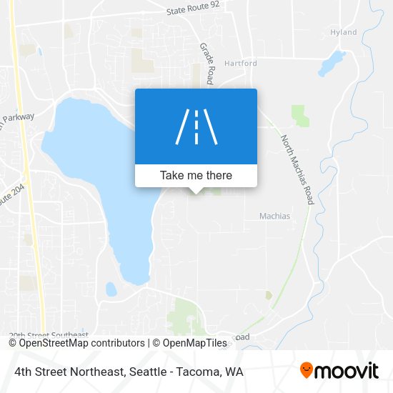 Mapa de 4th Street Northeast