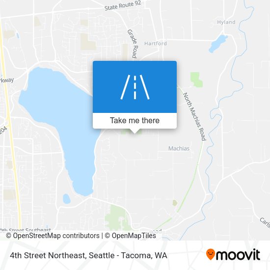 4th Street Northeast map