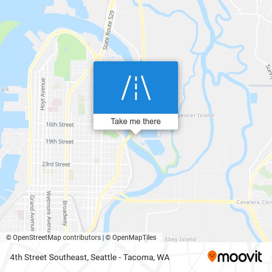 4th Street Southeast map