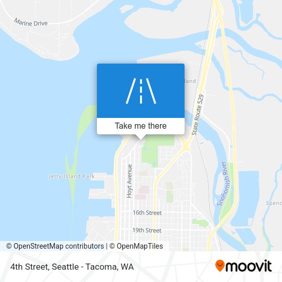 4th Street map