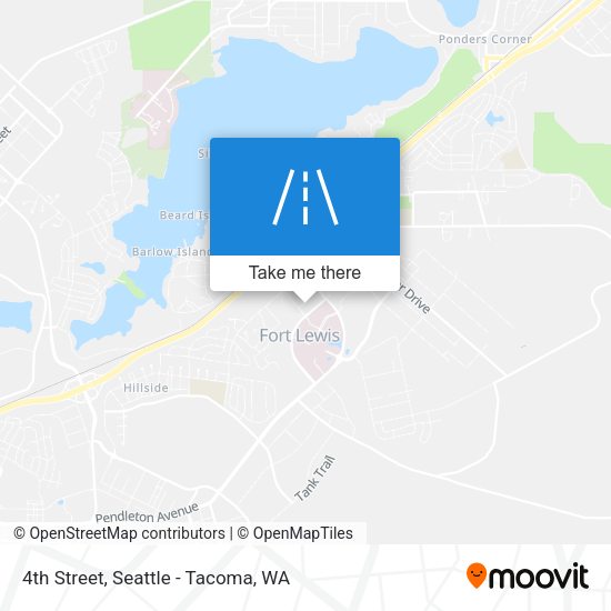 4th Street map