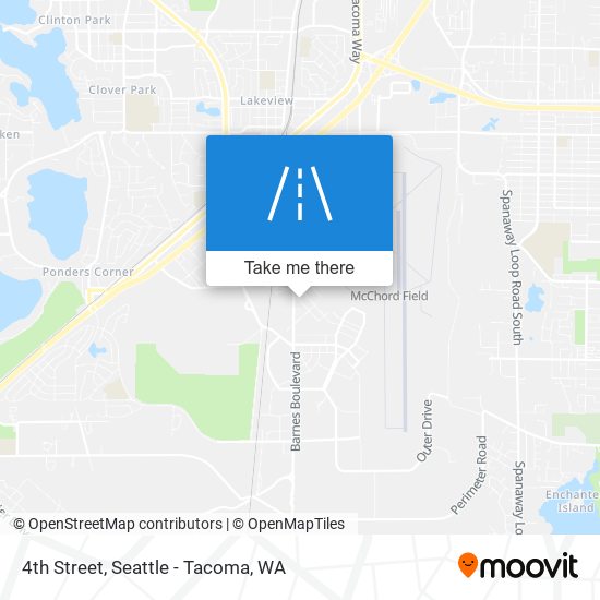 4th Street map