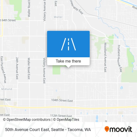 50th Avenue Court East map