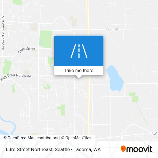 63rd Street Northeast map