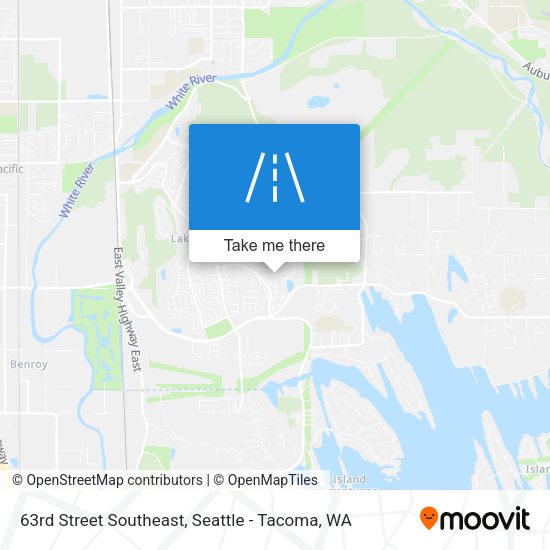 63rd Street Southeast map