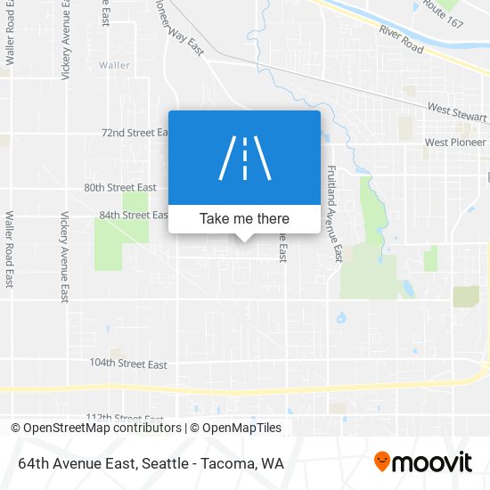 Mapa de 64th Avenue East