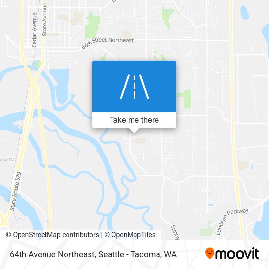 Mapa de 64th Avenue Northeast
