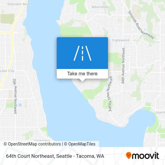 Mapa de 64th Court Northeast