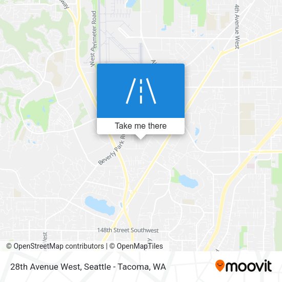28th Avenue West map